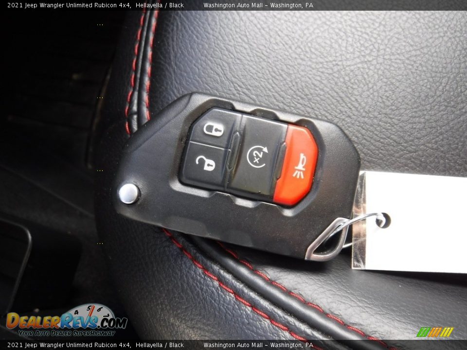 Keys of 2021 Jeep Wrangler Unlimited Rubicon 4x4 Photo #33