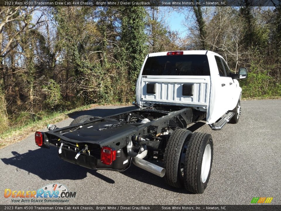 2023 Ram 4500 Tradesman Crew Cab 4x4 Chassis Bright White / Diesel Gray/Black Photo #6