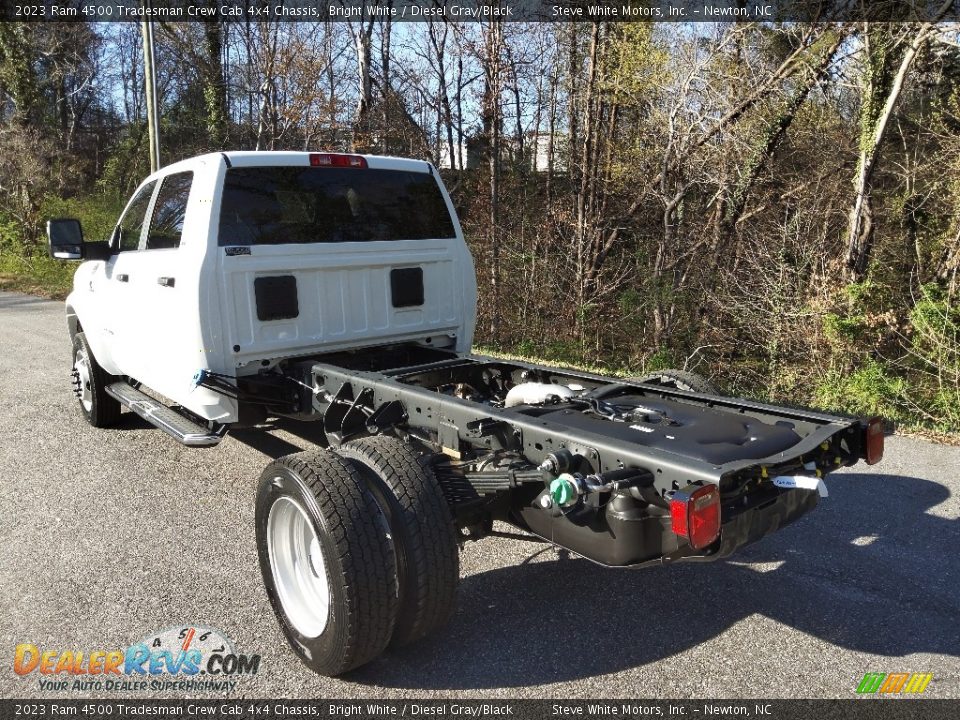 2023 Ram 4500 Tradesman Crew Cab 4x4 Chassis Bright White / Diesel Gray/Black Photo #8