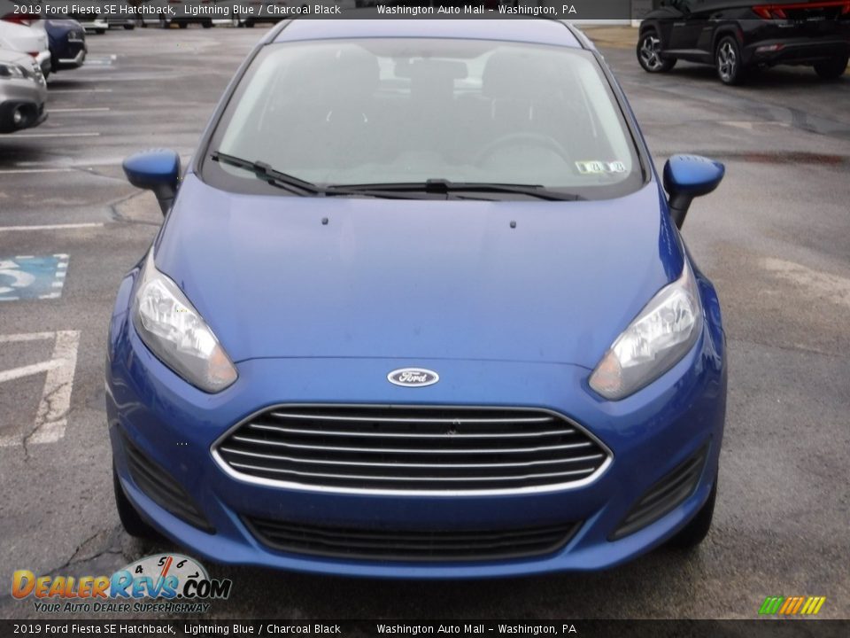 2019 Ford Fiesta SE Hatchback Lightning Blue / Charcoal Black Photo #3