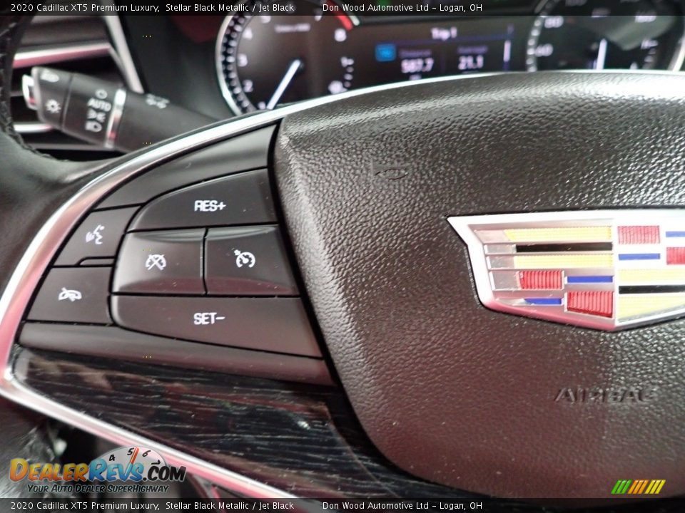 2020 Cadillac XT5 Premium Luxury Stellar Black Metallic / Jet Black Photo #18