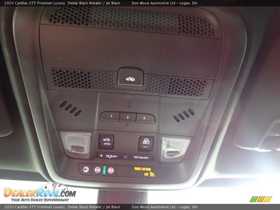 2020 Cadillac XT5 Premium Luxury Stellar Black Metallic / Jet Black Photo #23