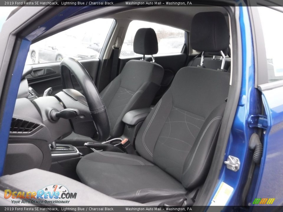 2019 Ford Fiesta SE Hatchback Lightning Blue / Charcoal Black Photo #10