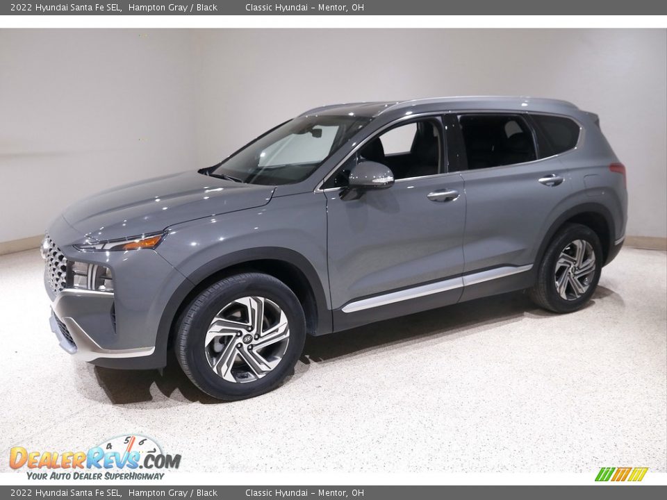 2022 Hyundai Santa Fe SEL Hampton Gray / Black Photo #3