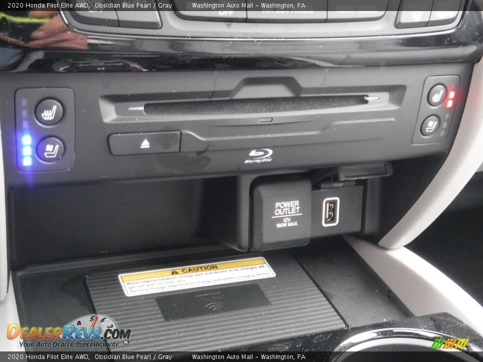 2020 Honda Pilot Elite AWD Obsidian Blue Pearl / Gray Photo #30