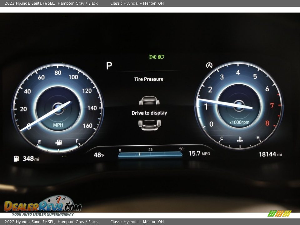 2022 Hyundai Santa Fe SEL Hampton Gray / Black Photo #8