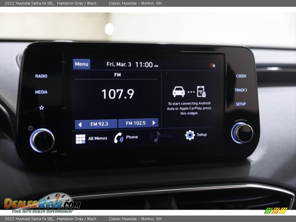 2022 Hyundai Santa Fe SEL Hampton Gray / Black Photo #10