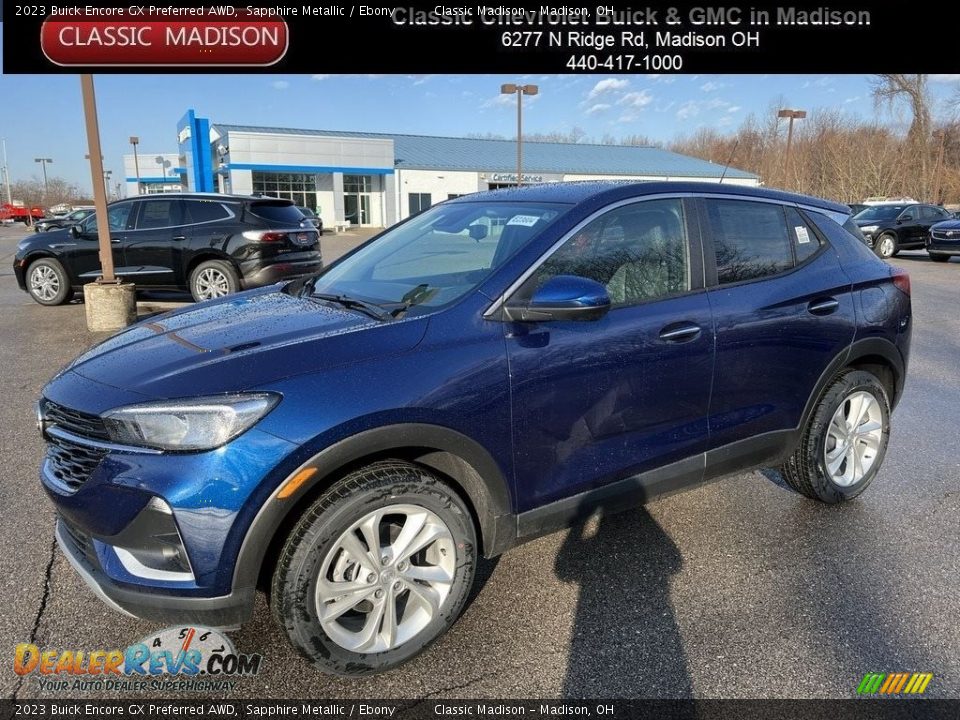 2023 Buick Encore GX Preferred AWD Sapphire Metallic / Ebony Photo #1
