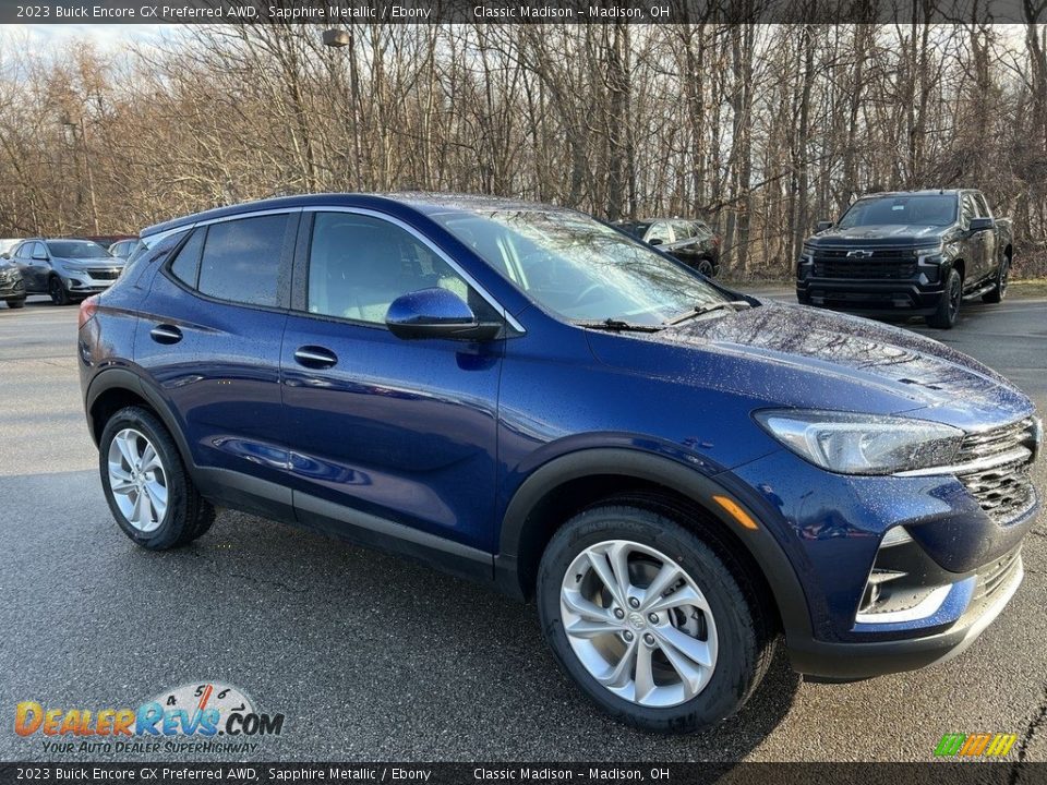 Sapphire Metallic 2023 Buick Encore GX Preferred AWD Photo #4