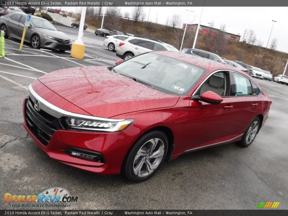 2019 Honda Accord EX-L Sedan Radiant Red Metallic / Gray Photo #6