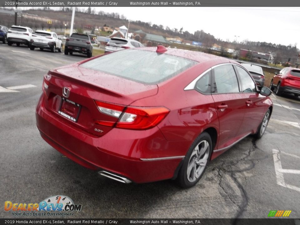 2019 Honda Accord EX-L Sedan Radiant Red Metallic / Gray Photo #10