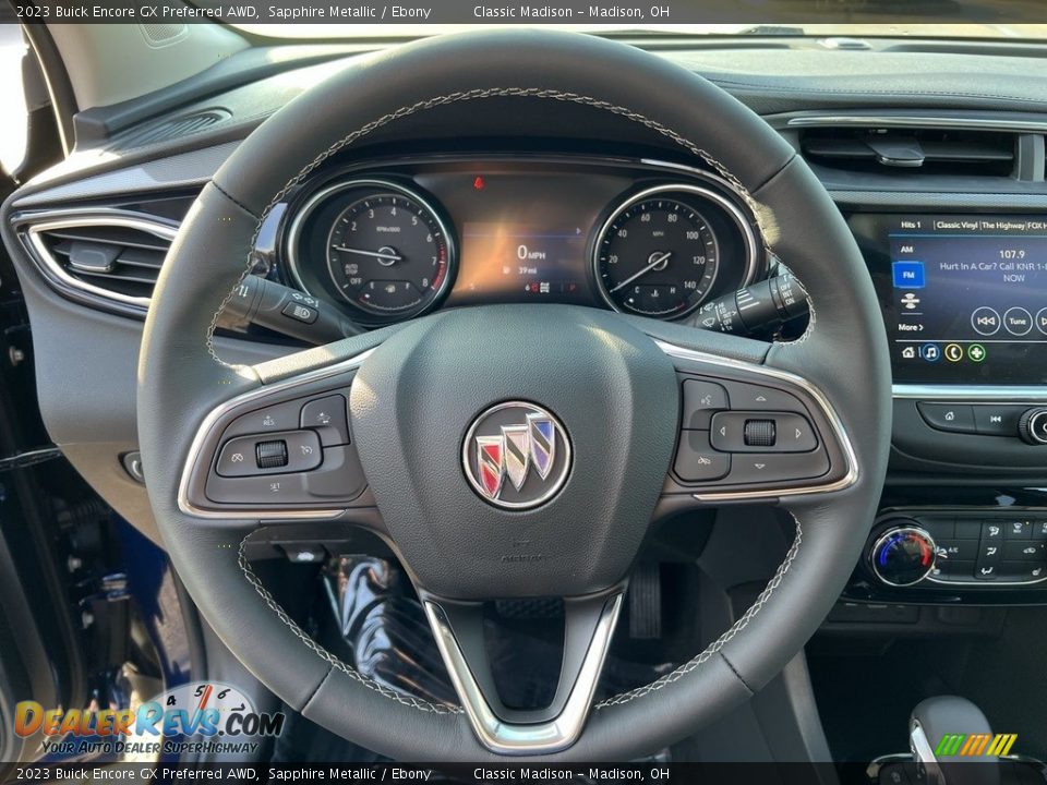 2023 Buick Encore GX Preferred AWD Sapphire Metallic / Ebony Photo #9