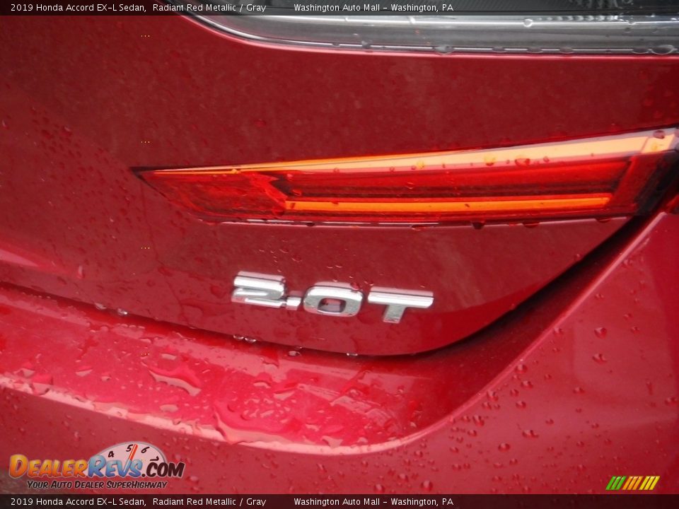 2019 Honda Accord EX-L Sedan Radiant Red Metallic / Gray Photo #11