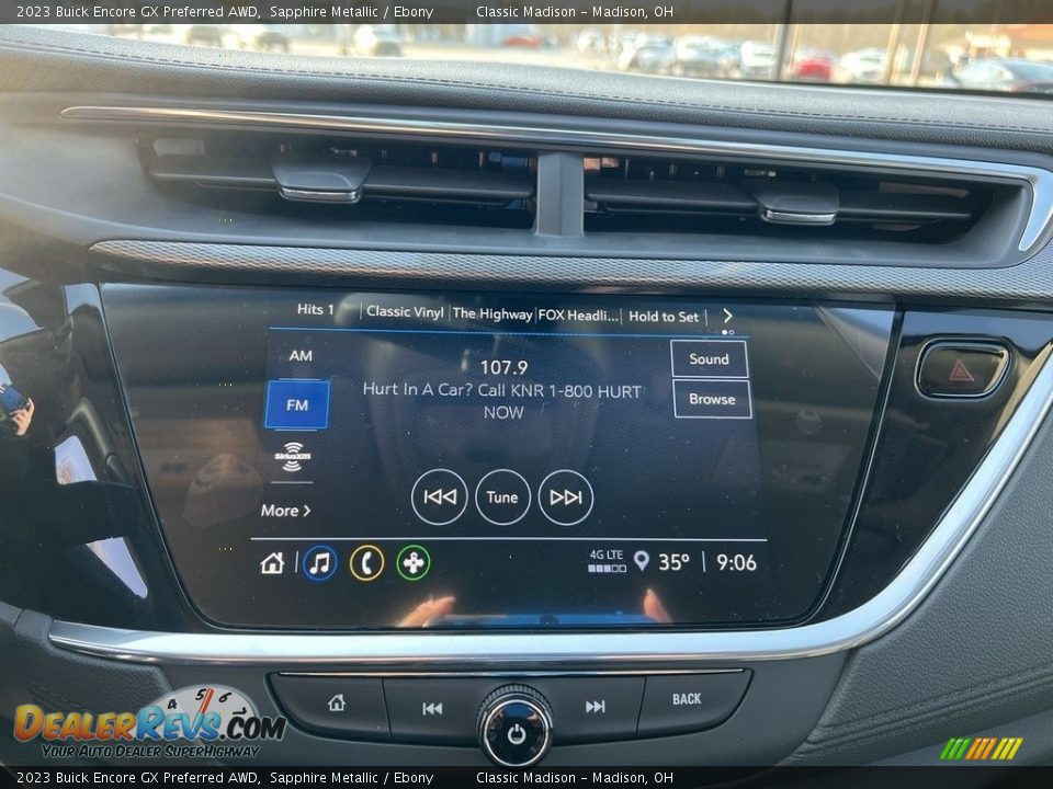 2023 Buick Encore GX Preferred AWD Sapphire Metallic / Ebony Photo #11
