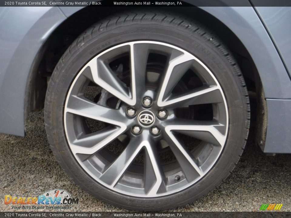 2020 Toyota Corolla SE Celestite Gray Metallic / Black Photo #9