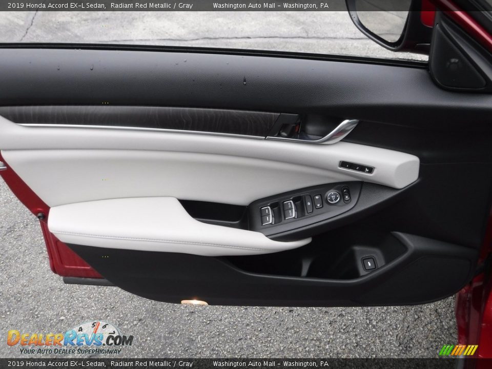 2019 Honda Accord EX-L Sedan Radiant Red Metallic / Gray Photo #15