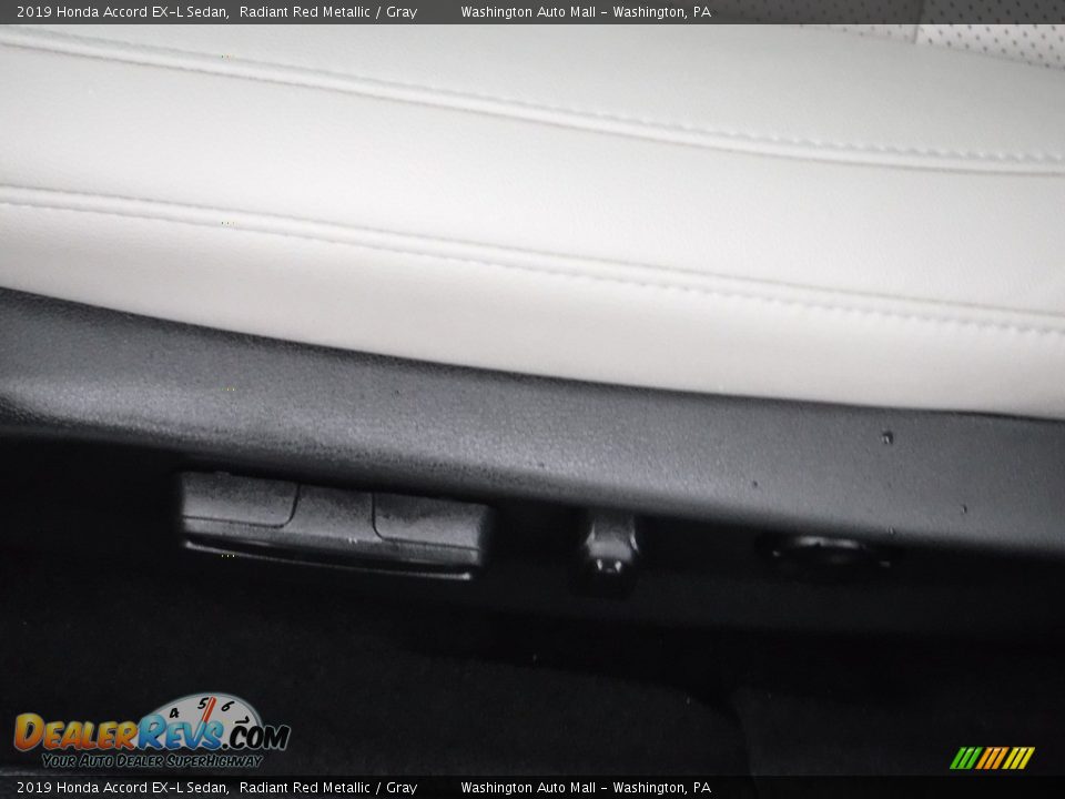 2019 Honda Accord EX-L Sedan Radiant Red Metallic / Gray Photo #18