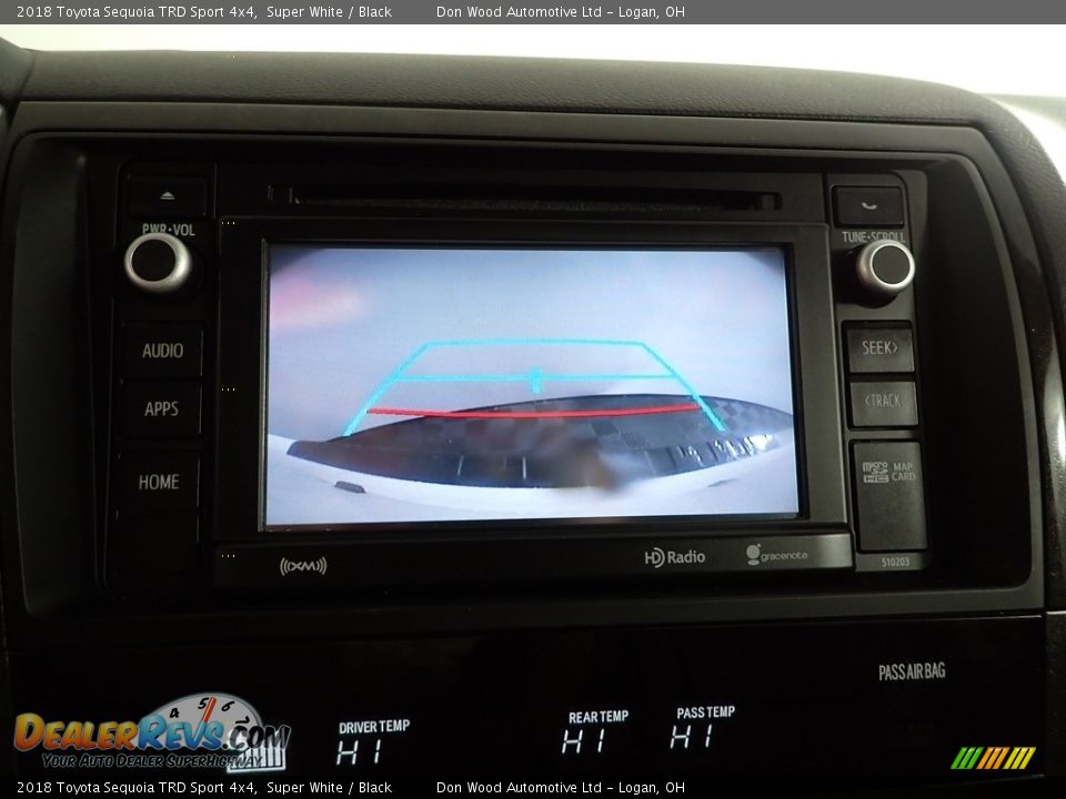 2018 Toyota Sequoia TRD Sport 4x4 Super White / Black Photo #3
