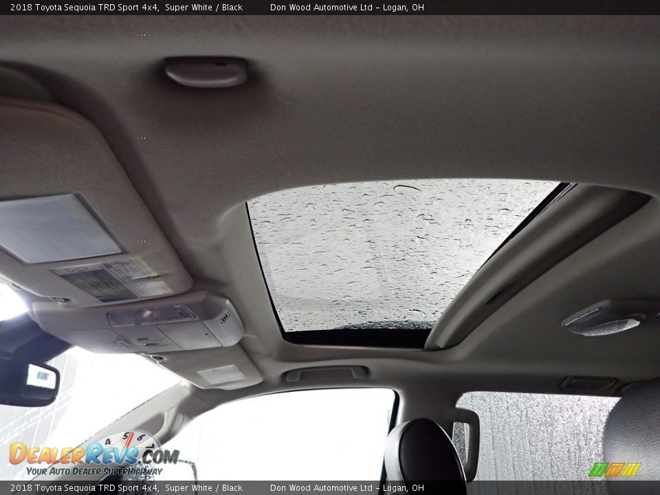 2018 Toyota Sequoia TRD Sport 4x4 Super White / Black Photo #4