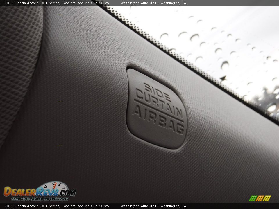 2019 Honda Accord EX-L Sedan Radiant Red Metallic / Gray Photo #20