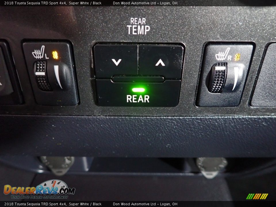 2018 Toyota Sequoia TRD Sport 4x4 Super White / Black Photo #5