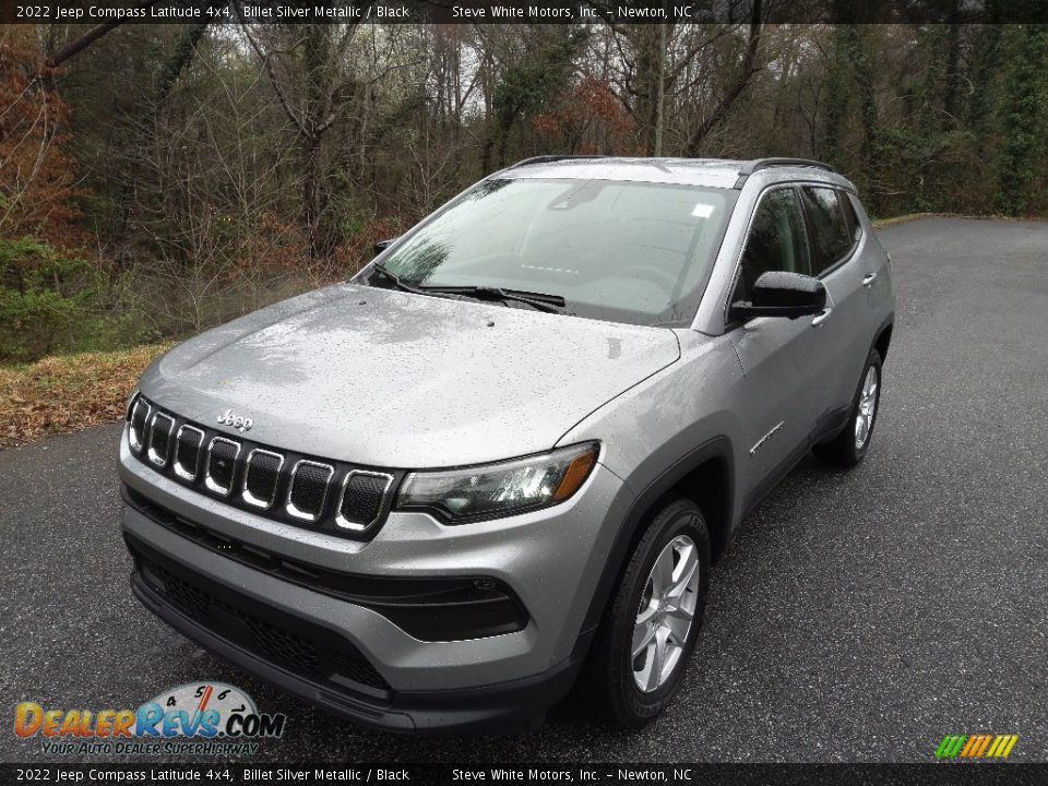 2022 Jeep Compass Latitude 4x4 Billet Silver Metallic / Black Photo #2