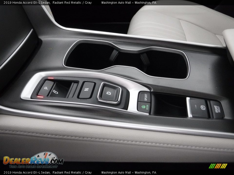 2019 Honda Accord EX-L Sedan Radiant Red Metallic / Gray Photo #21