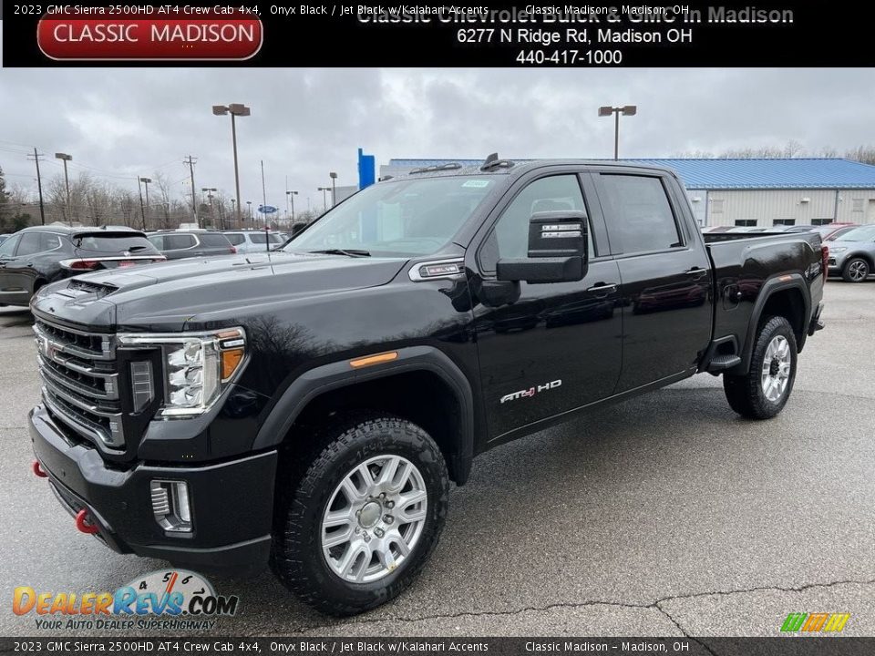 2023 GMC Sierra 2500HD AT4 Crew Cab 4x4 Onyx Black / Jet Black w/Kalahari Accents Photo #1