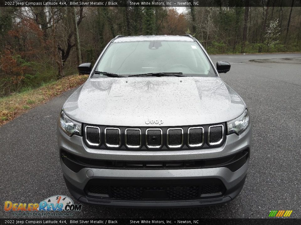 2022 Jeep Compass Latitude 4x4 Billet Silver Metallic / Black Photo #3