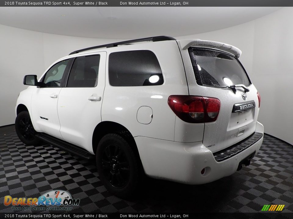 2018 Toyota Sequoia TRD Sport 4x4 Super White / Black Photo #8