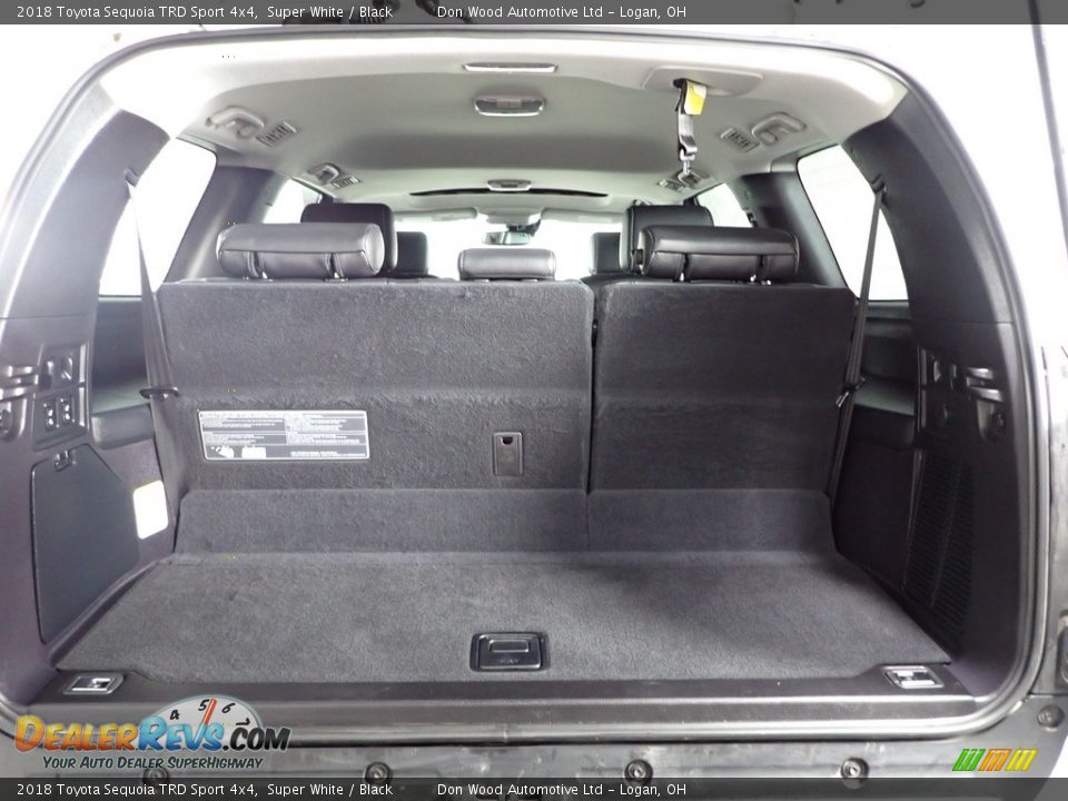 2018 Toyota Sequoia TRD Sport 4x4 Super White / Black Photo #11