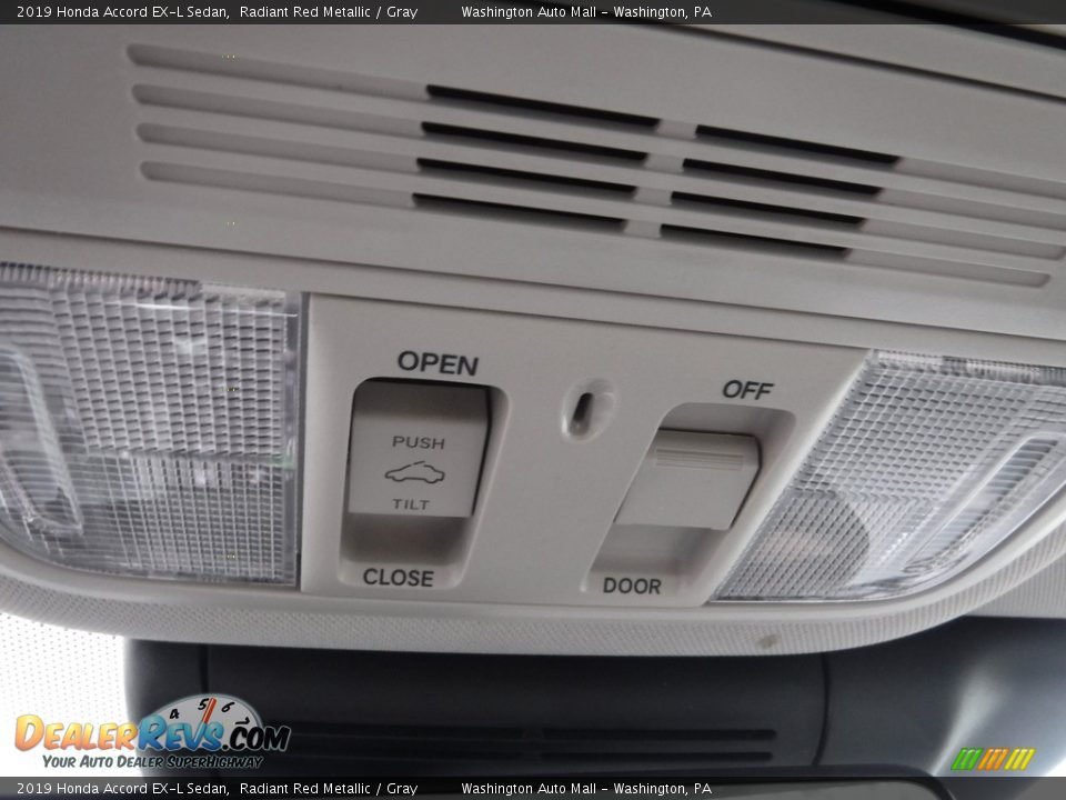 2019 Honda Accord EX-L Sedan Radiant Red Metallic / Gray Photo #26