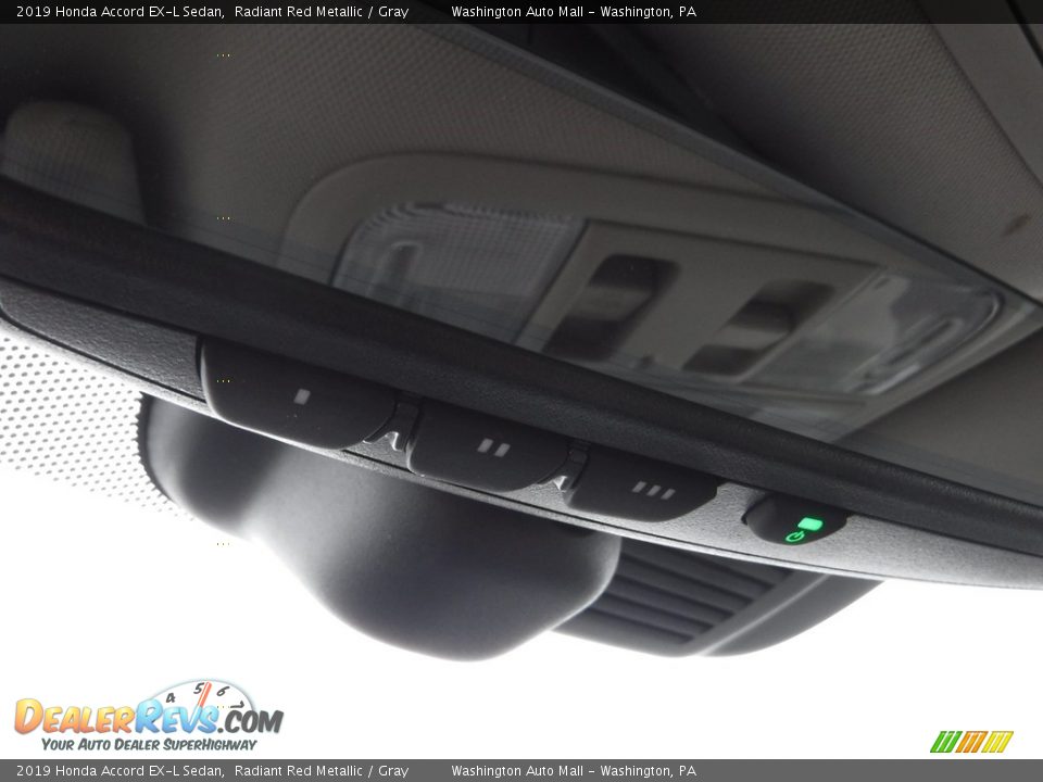 2019 Honda Accord EX-L Sedan Radiant Red Metallic / Gray Photo #27