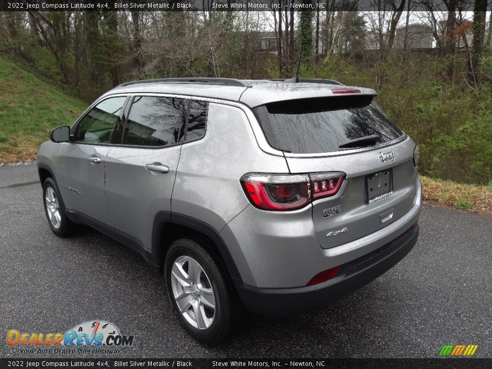 2022 Jeep Compass Latitude 4x4 Billet Silver Metallic / Black Photo #8