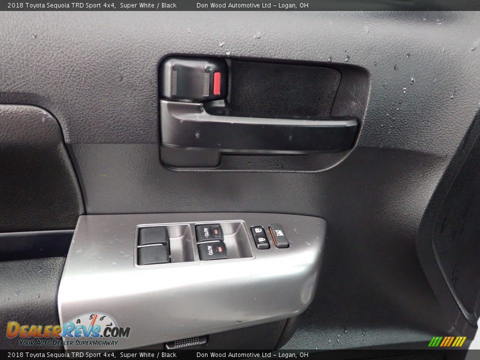 2018 Toyota Sequoia TRD Sport 4x4 Super White / Black Photo #14