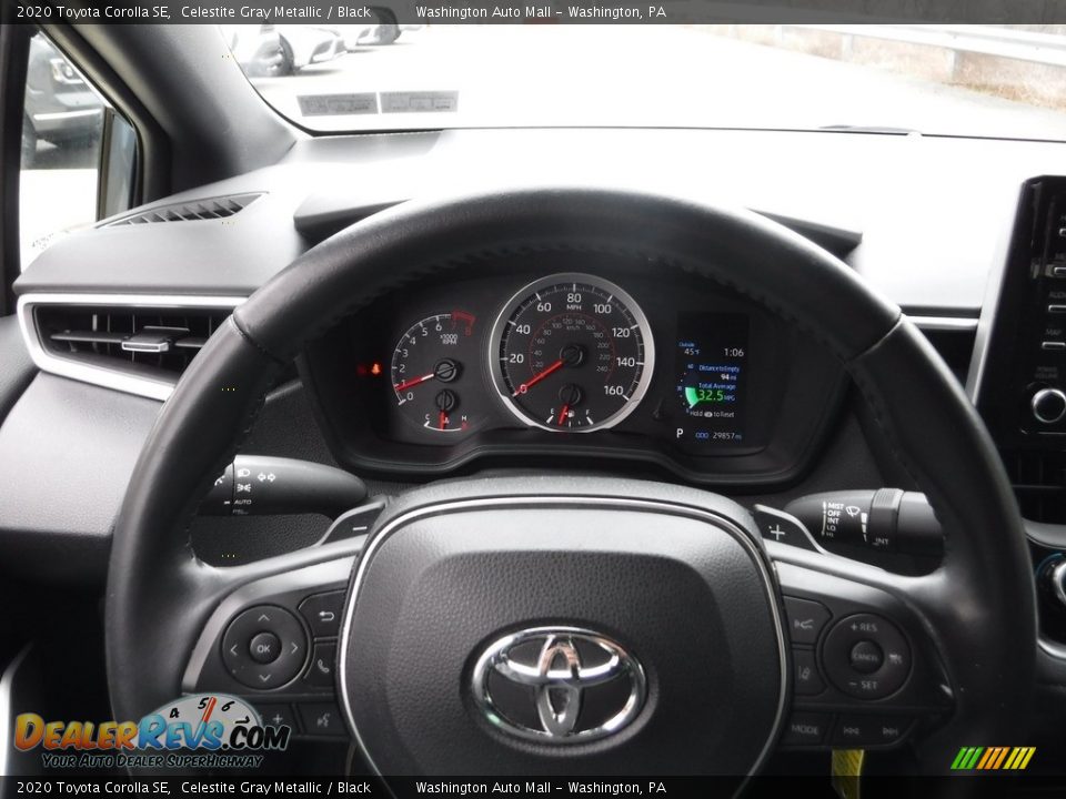 2020 Toyota Corolla SE Celestite Gray Metallic / Black Photo #24