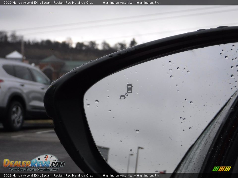 2019 Honda Accord EX-L Sedan Radiant Red Metallic / Gray Photo #30