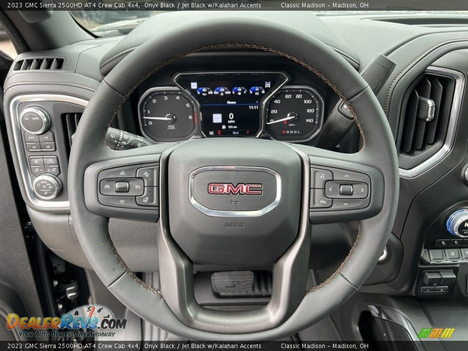 2023 GMC Sierra 2500HD AT4 Crew Cab 4x4 Onyx Black / Jet Black w/Kalahari Accents Photo #9