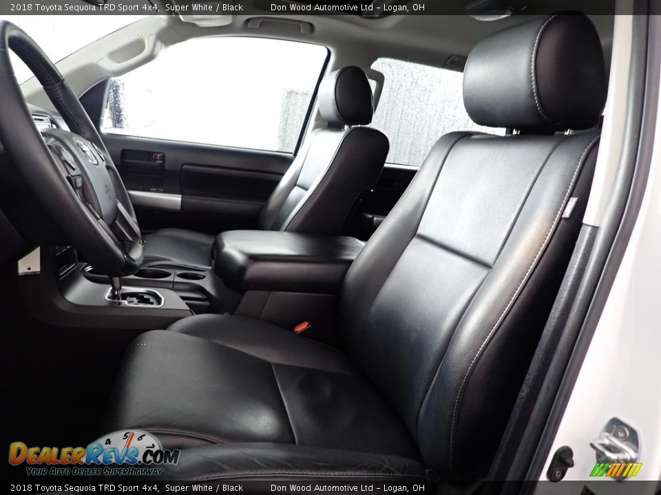2018 Toyota Sequoia TRD Sport 4x4 Super White / Black Photo #16