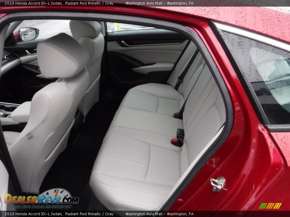 2019 Honda Accord EX-L Sedan Radiant Red Metallic / Gray Photo #33