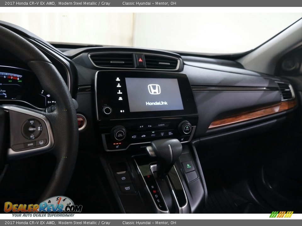 2017 Honda CR-V EX AWD Modern Steel Metallic / Gray Photo #9
