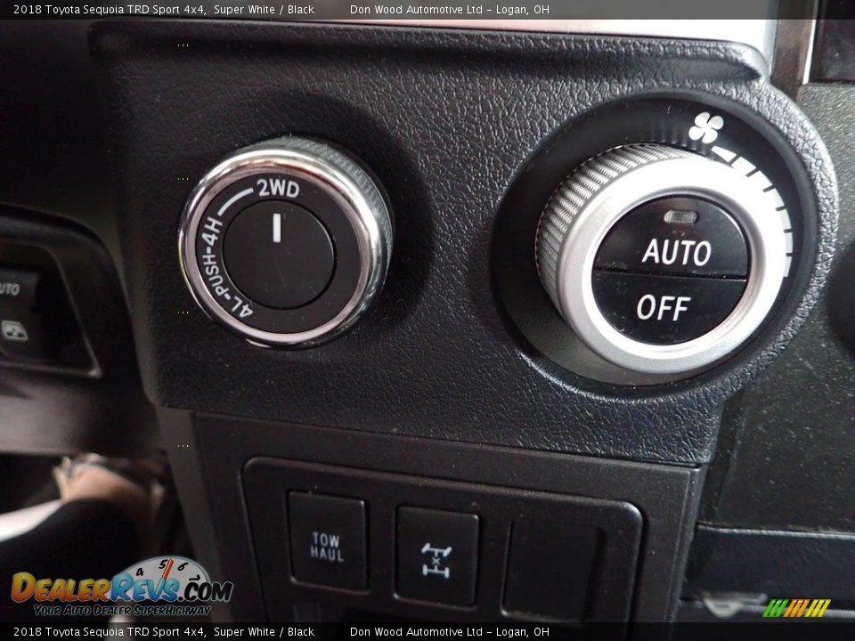 2018 Toyota Sequoia TRD Sport 4x4 Super White / Black Photo #22