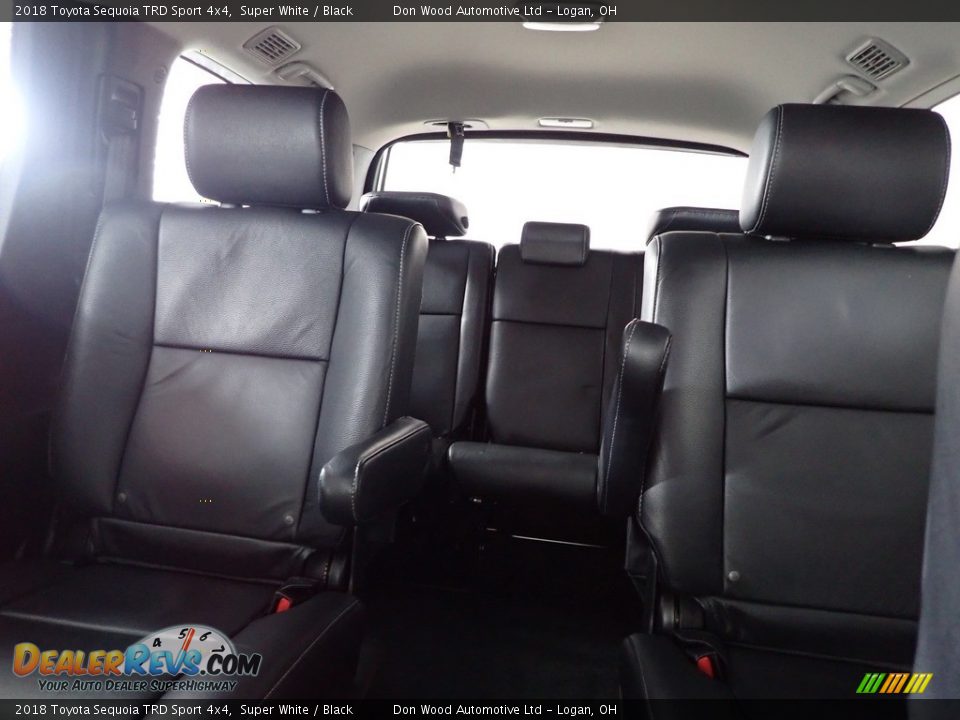 2018 Toyota Sequoia TRD Sport 4x4 Super White / Black Photo #24