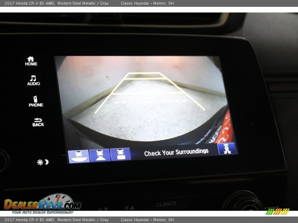 2017 Honda CR-V EX AWD Modern Steel Metallic / Gray Photo #12