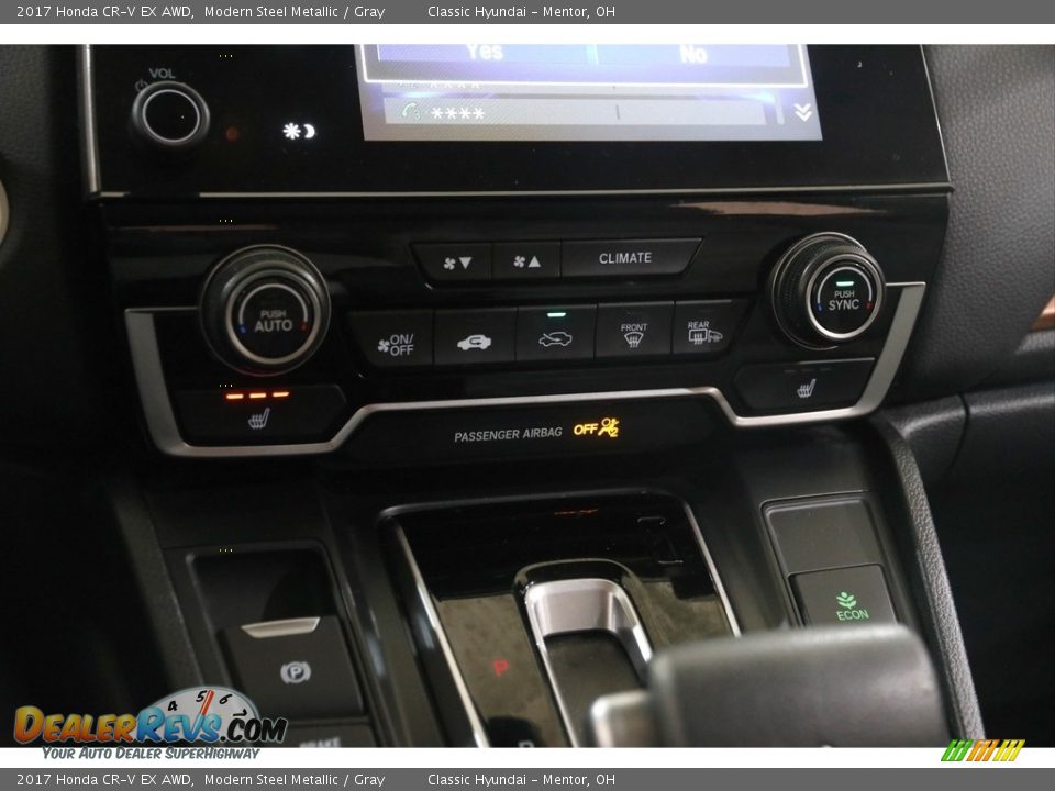 2017 Honda CR-V EX AWD Modern Steel Metallic / Gray Photo #13