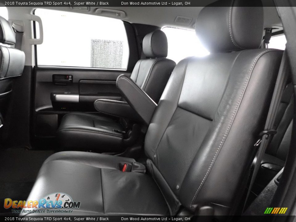 2018 Toyota Sequoia TRD Sport 4x4 Super White / Black Photo #26