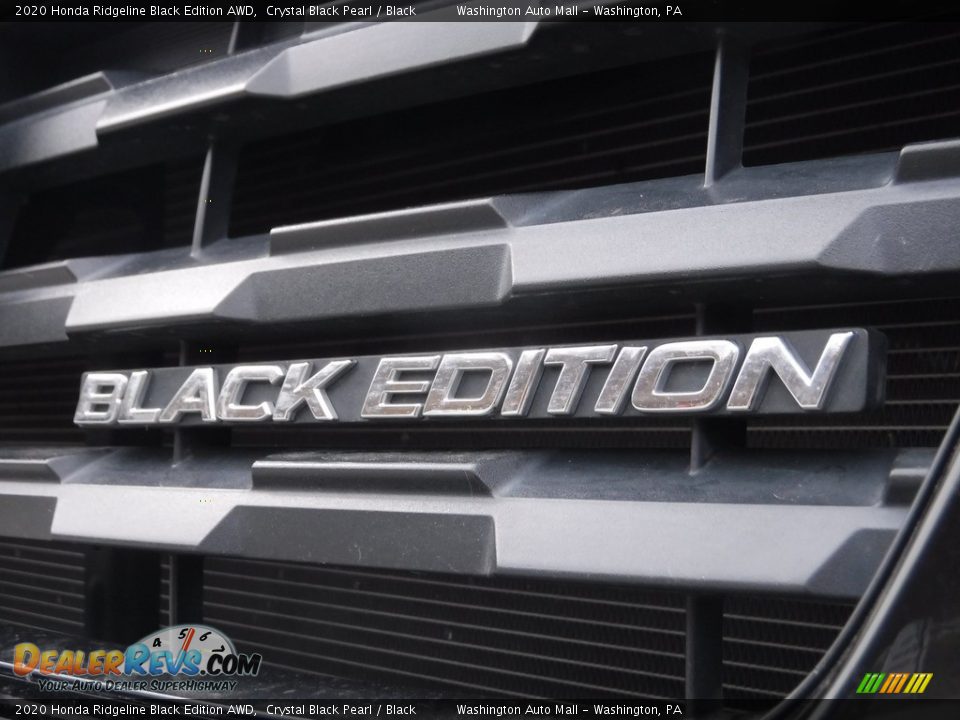 2020 Honda Ridgeline Black Edition AWD Crystal Black Pearl / Black Photo #6