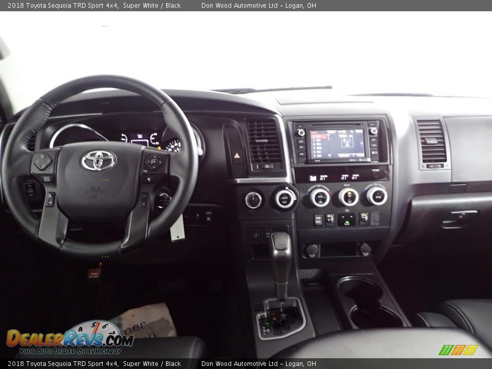 2018 Toyota Sequoia TRD Sport 4x4 Super White / Black Photo #27
