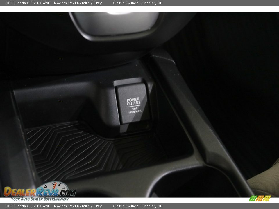 2017 Honda CR-V EX AWD Modern Steel Metallic / Gray Photo #16