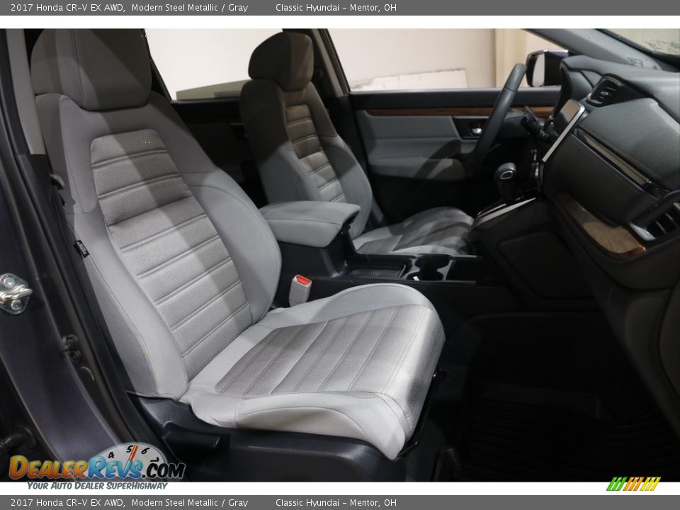 2017 Honda CR-V EX AWD Modern Steel Metallic / Gray Photo #17
